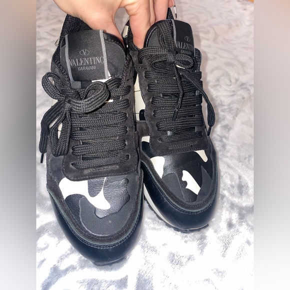 Valentino rockrunners camo sneakers size 37 GENTLY USED - Picture 4 of 11